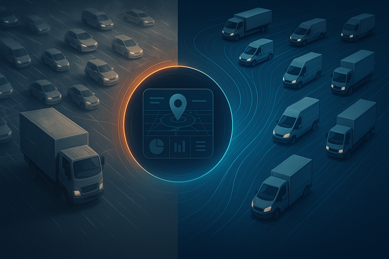Revolucionarno upravljanje flote s platformo za sledenje GPS Protrack GPS
